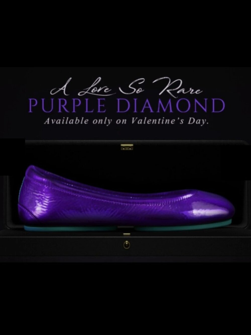 Tieks Ballet Flats New in Box US 9 Limited Edition Purple Diamond (Sold Out)